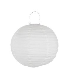 Lampion Led – Wit 41 X 41 X 41 cm – Katoen