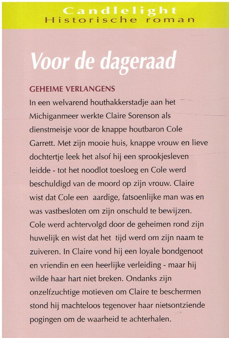 CHR 460 Elizabeth Turner = Voor de dageraad - Afbeelding 2