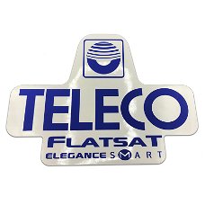 Teleco 17106 spare part  Sticker voor schotel FlatSat Elegan