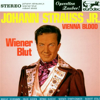Rudolf Schock - Johann Strauss Jr: Wiener Blut (CD) Nieuw - 0