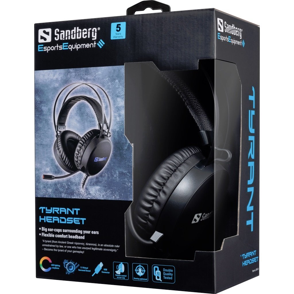 Tyrant Headset USB 7.1 surround sound gaming - Afbeelding 7