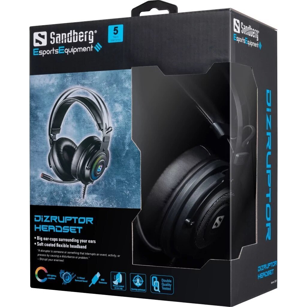 Dizruptor Headset USB 7.1 surround sound gaming headset - Afbeelding 8