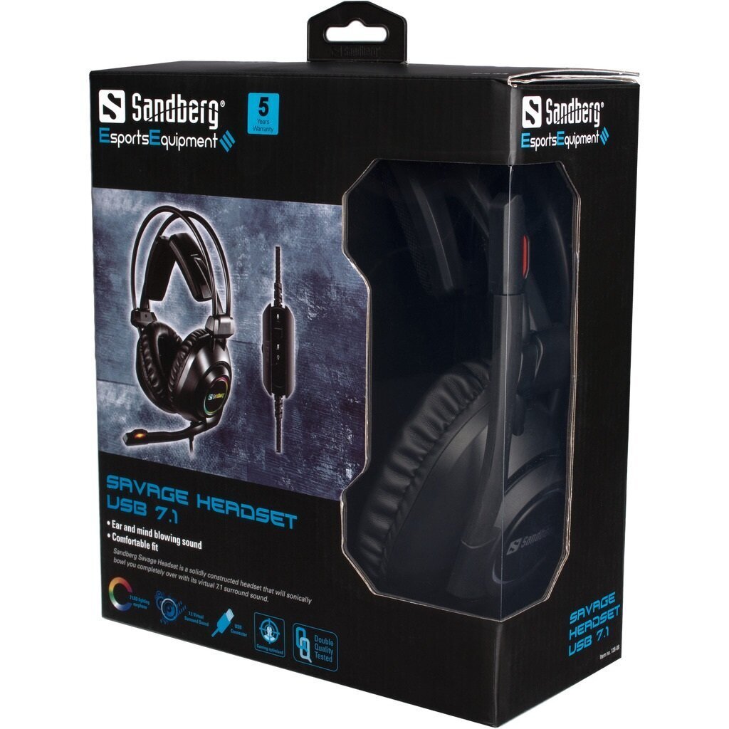 Savage Headset USB 7.1 surroundsound gaming headset - Afbeelding 4