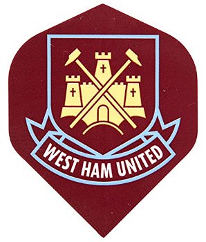 Voetbal dart flight West Ham United Footbal Club 75 micron - 0