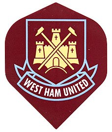 Voetbal dart flight West Ham United  Footbal Club 75 micron