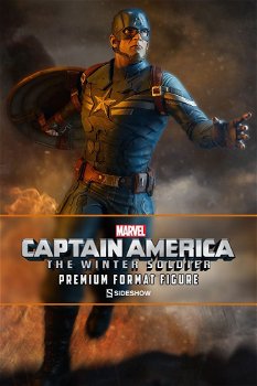 HOT DEAL Sideshow Captain America Premium Format 300377 - 3