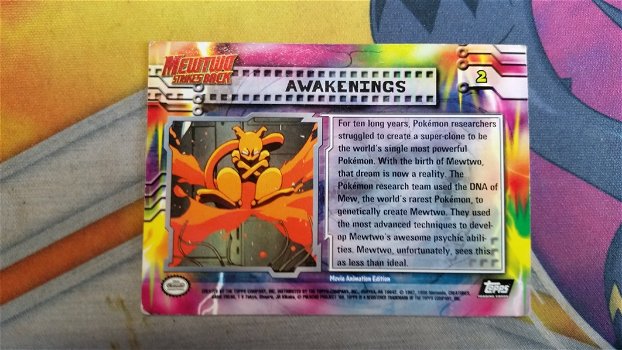 Awakenings #2 Mewtwo Strikes Back (Topps) gebruikt - 1