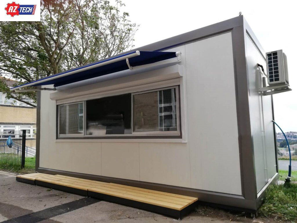 Horecacontainers / gastronomische containers / verkooppaviljoen / coffeeshop / bar 6,0 x 2,5 m - Afbeelding 2