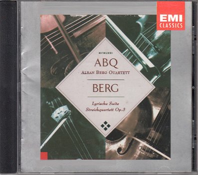 ABQ (Alban Berg Quartett) , Berg ‎– Lyrische Suite / Streichquartett Op. 3 (CD) Nieuw - 0