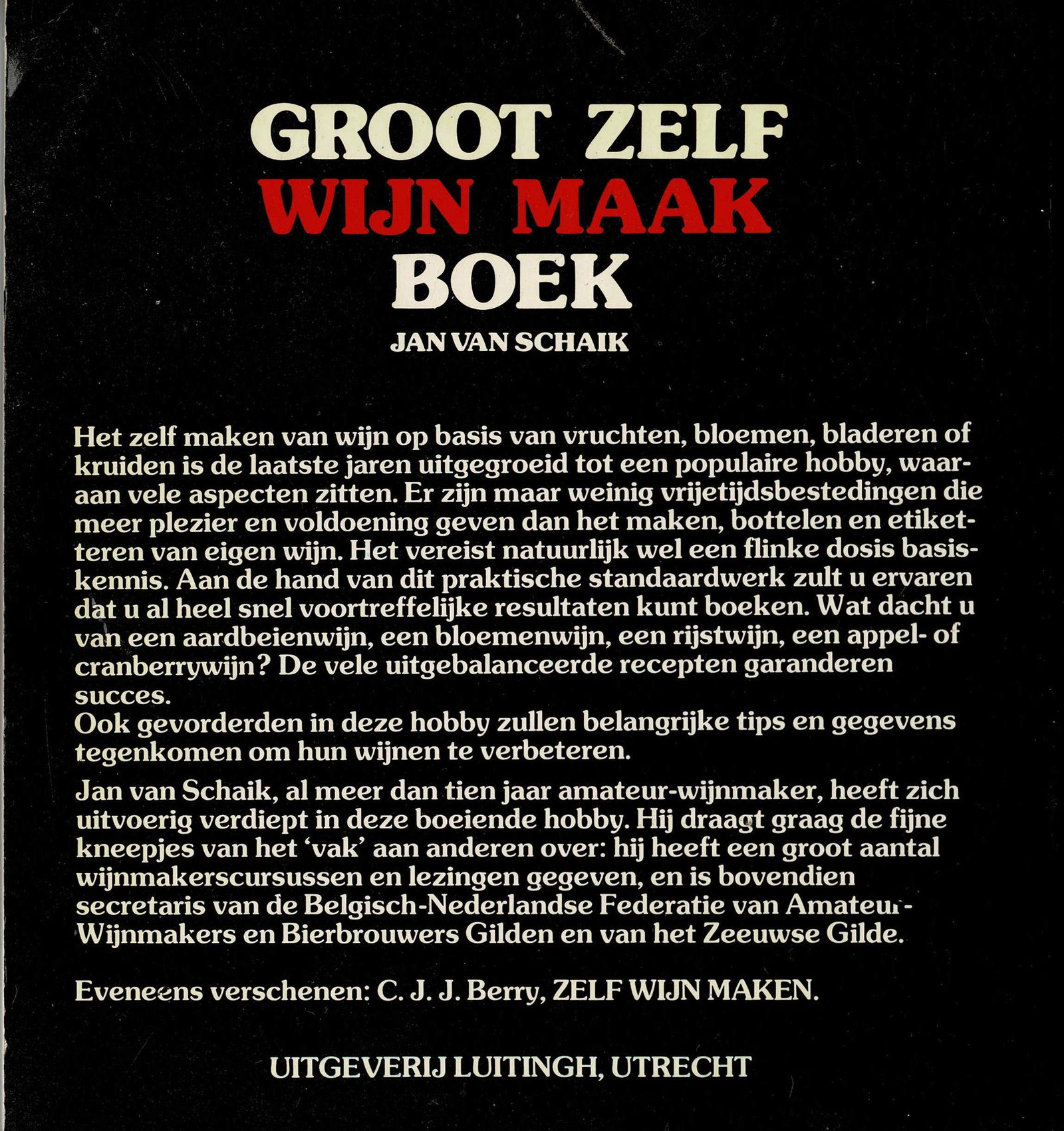 Groot zelf wijnmaak boek - Afbeelding 2