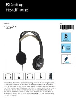 HeadPhone One hoge kwaliteit all-round koptelefoons