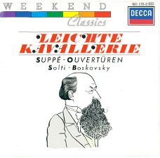 Sir Georg Solti  -   Boskovsky ‎– Leichte Kavallerie - Suppé-Ouvertüren  (CD)  Nieuw  