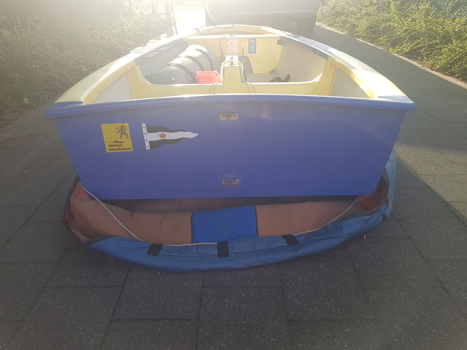 Optimist Finessa Zeilbootje met compleet toebehoren. - Afbeelding 2