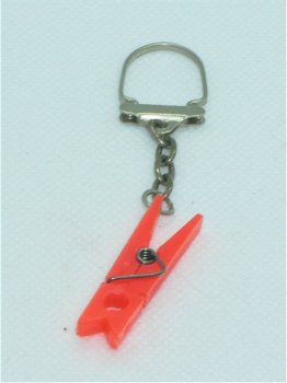 Sleutelhanger Wasknijper - 1