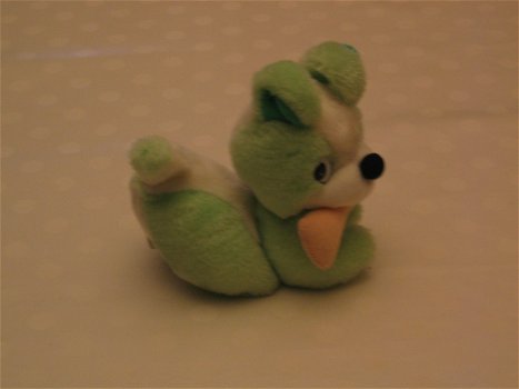 Pluche Hond Groen - 7