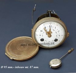 = Frans pendule uurwerk = AD. Mougin =42593