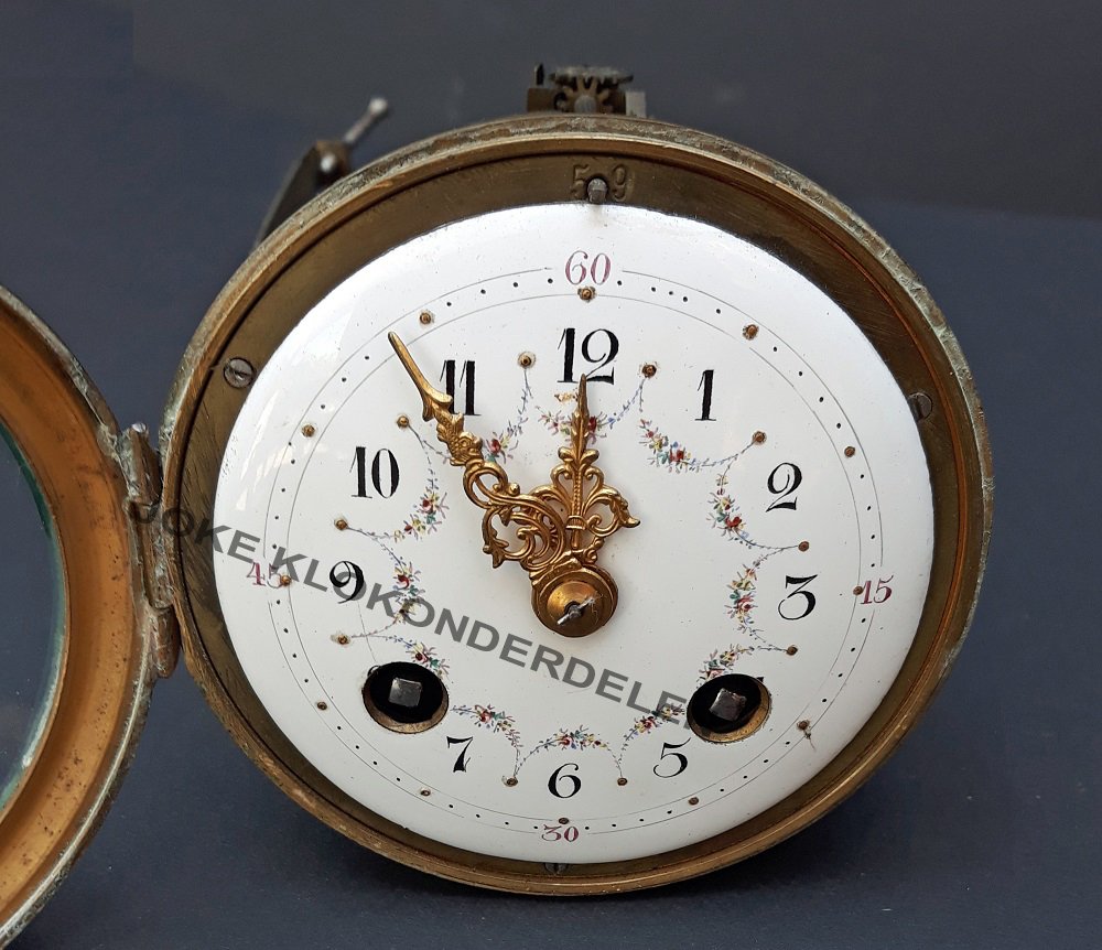 = Frans pendule uurwerk = AD. Mougin =42593 - Afbeelding 2