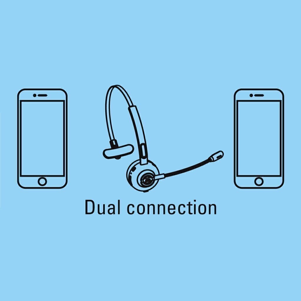 Bluetooth Office Headset Pro draadloos verbinding met een smartphone of ander Bluetooth-apparaat - Afbeelding 8