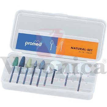 PROMED nagel frees bitjes set NATURAL, 10-delig - 0