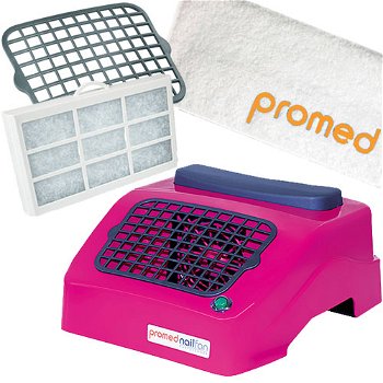 PROMED nagel afzuiger, ROZE. GRATIS PROMED handdoek! - 0