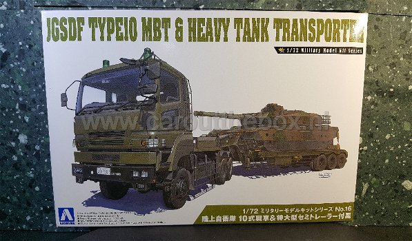 JGSDF Tank transsporter & heavy tank 1:72 Aoshima - 0