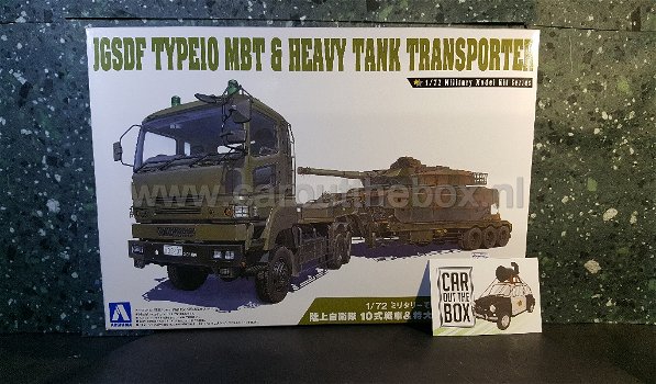 JGSDF Tank transsporter & heavy tank 1:72 Aoshima - 3