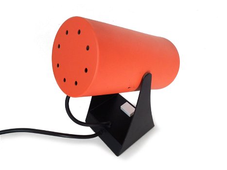 retro oranje tafellamp - 2