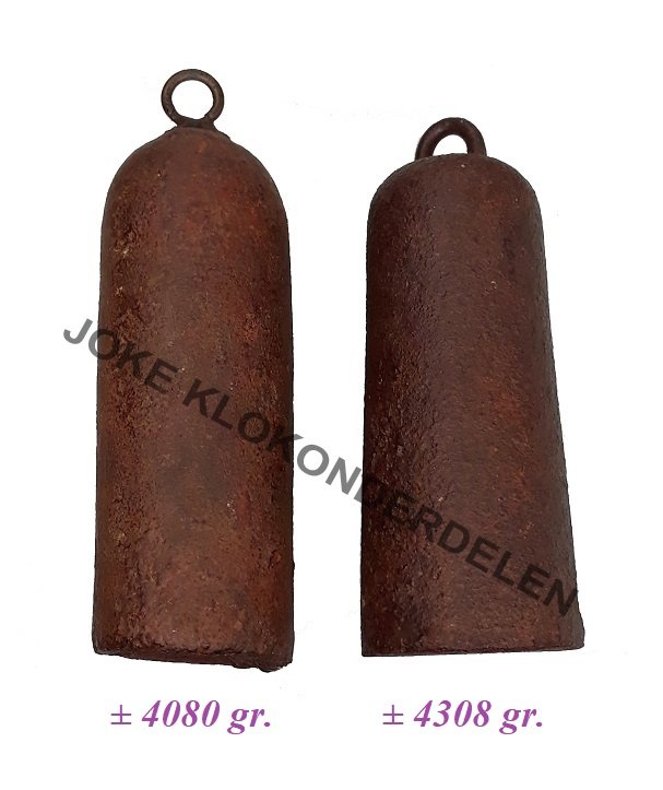 == 2 Comtoise gewichten =42600 - nr. 1