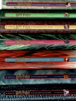 VERKOCHT J.K Rowling = Harry Potter complete serie deel 1-7 hardcover