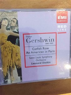 Leonard Slatkin  -  Gershwin  ‎– Catfish Row - An American In Paris  (CD)  Nieuw 