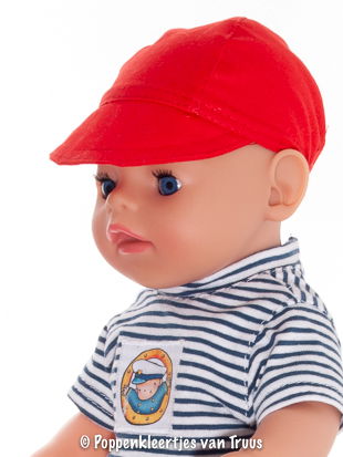 Baby Born Soft 36 cm Jongens streepsetje blauw/wit/rood - Afbeelding 3