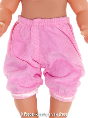 Baby Born Badpopje 32 cm Topje met broekje roze/wit - Afbeelding 4