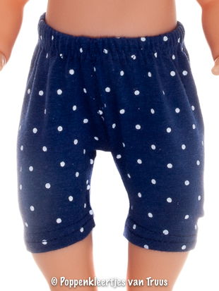 Baby Born Badpopje 32 cm Topje en legging blauw/wit - Afbeelding 4