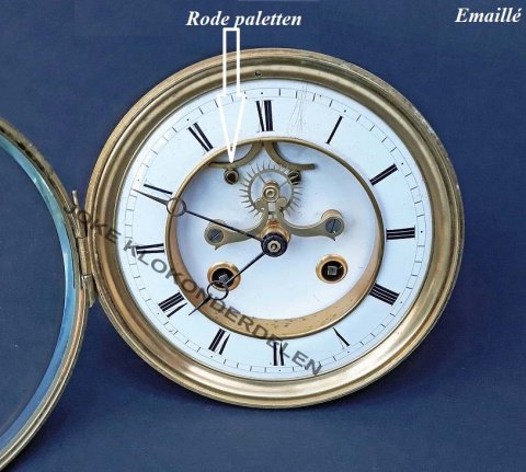 = Brocot uurwerk = Japy Fréres =41467 - Afbeelding 2