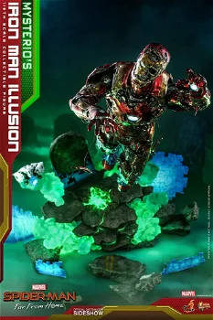 Hot Toys Spider-Man Far from Home Mysterio's Iron Man Illusion MMS580 - 5