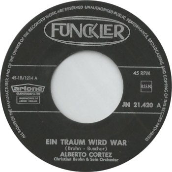 Alberto Cortez ‎– Ein Traum Wird Wahr (1963) - 1