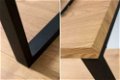 Bureau Eiken 120 cm zwart Oak-hout - 3 - Thumbnail