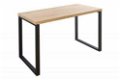 Bureau Eiken 120 cm zwart Oak-hout - 4 - Thumbnail