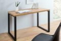 Bureau Oak-hout Bureau 120 cm zwart Oak-hout - 1 - Thumbnail