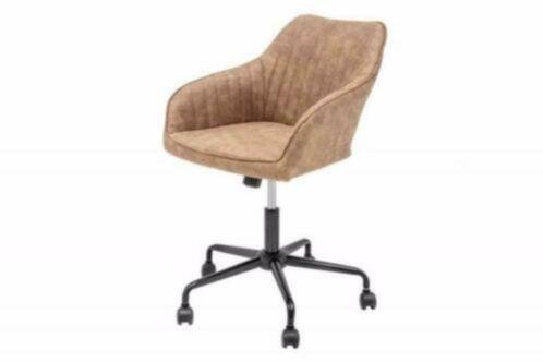 Bureaustoel Ruby armleuning taupe vintage - 2