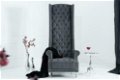 Fauteuil Antique vintage grijs - 1 - Thumbnail