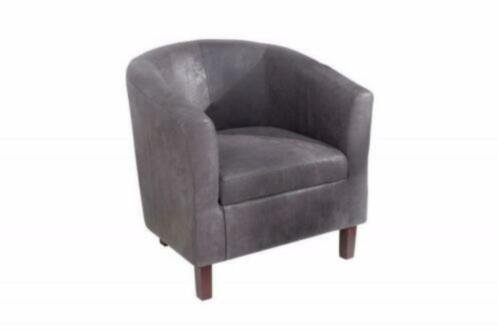 Fauteuil Glasgow vintage grijs - 4