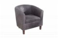 Fauteuil Glasgow vintage grijs - 4 - Thumbnail