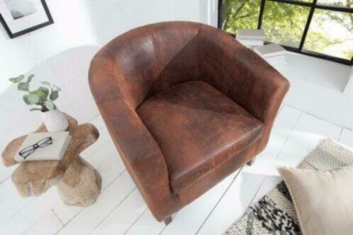 Fauteuil Glasgow whisky bruin - 1