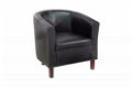 Fauteuil Glasgow zwart - 4 - Thumbnail