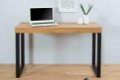 Laptop-Bureau Oak-hout bureau 120cm zwart Oak-hout - 1 - Thumbnail