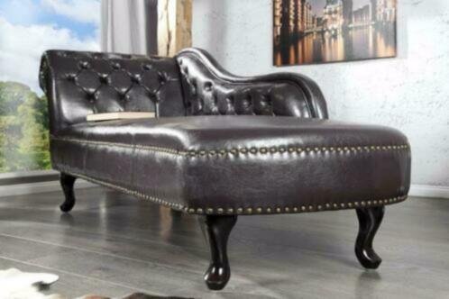 Loungebank Chesterfield donkere koffie - 2