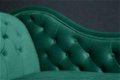Loungebank Chesterfield smaragdgroen fluweel - 3 - Thumbnail