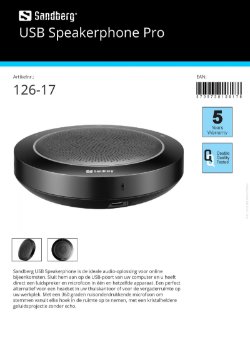 USB Speakerphone Pro ideale audio-oplossing voor online bijeenkomsten