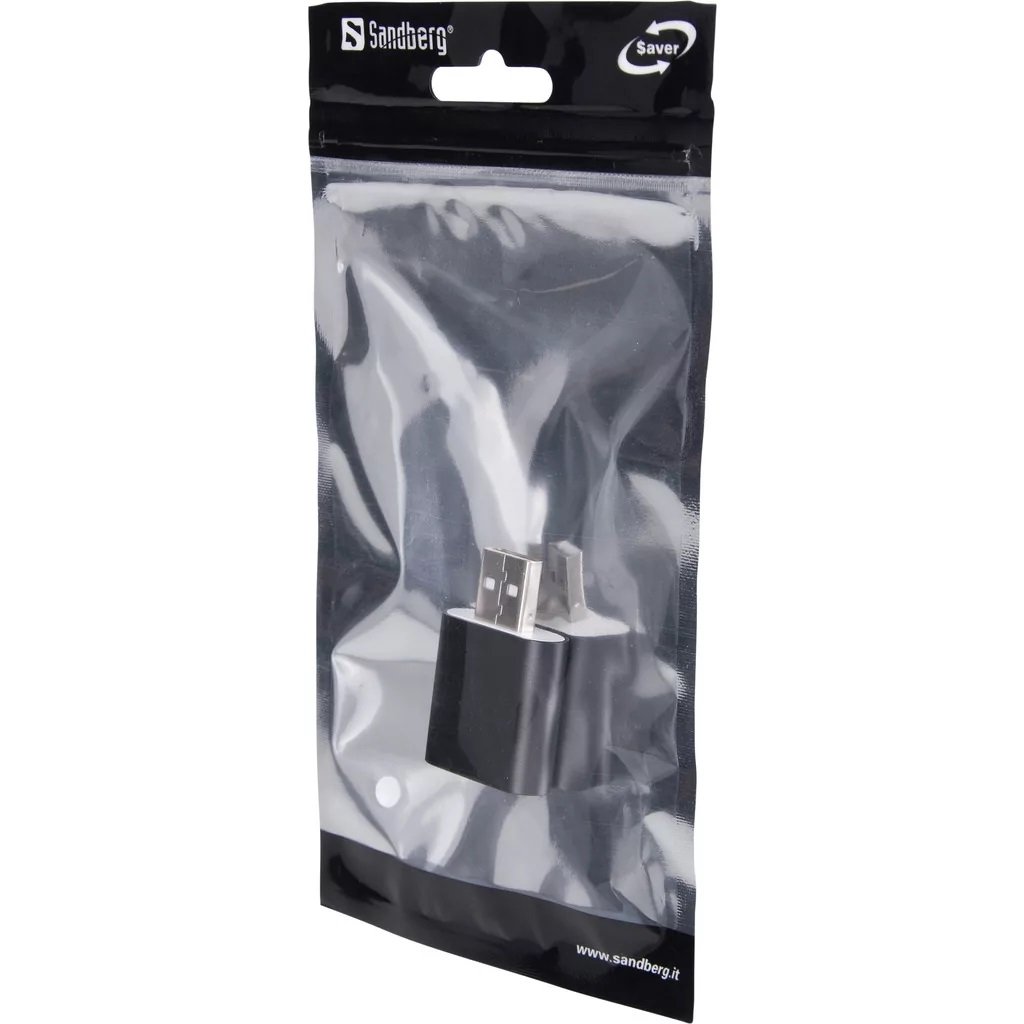 USB to Sound Link SAVER compacte externe USB-geluidskaart met connectors voor speakers, microfoon - Afbeelding 4